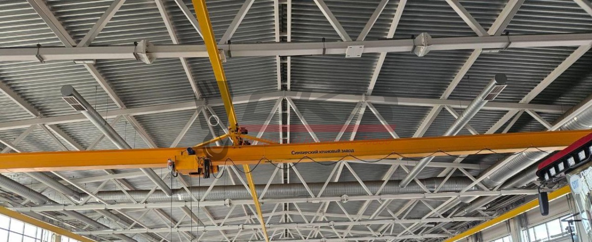 Кран балка двухпролетная