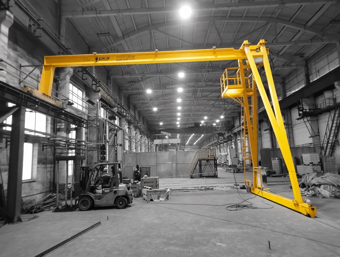 Кран полукозловой